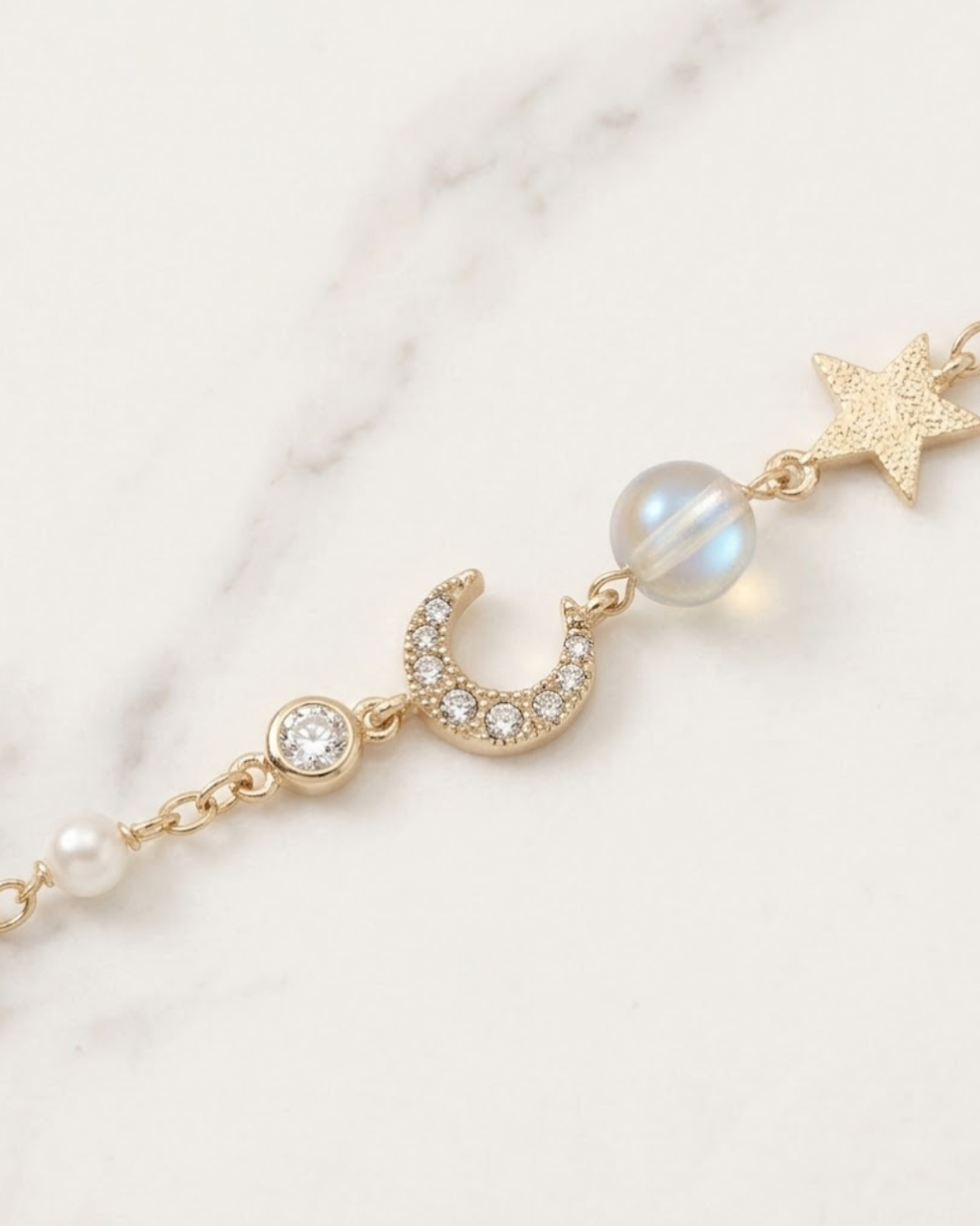 MiniCharm Bracelet- White