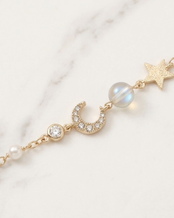 MiniCharm Bracelet- White