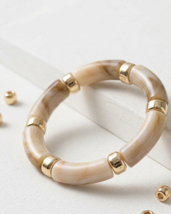Retro Acrylic stretchable- Beige