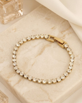 Gold Tennis Bracelet