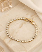 Gold Tennis Bracelet