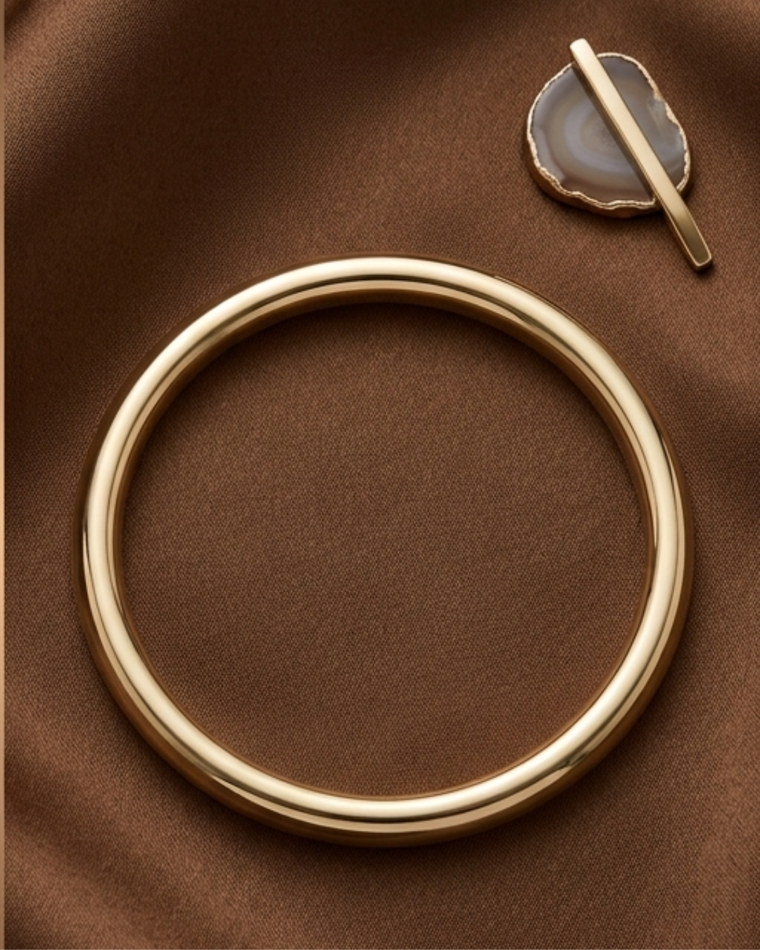 Gold Bangle Thin
