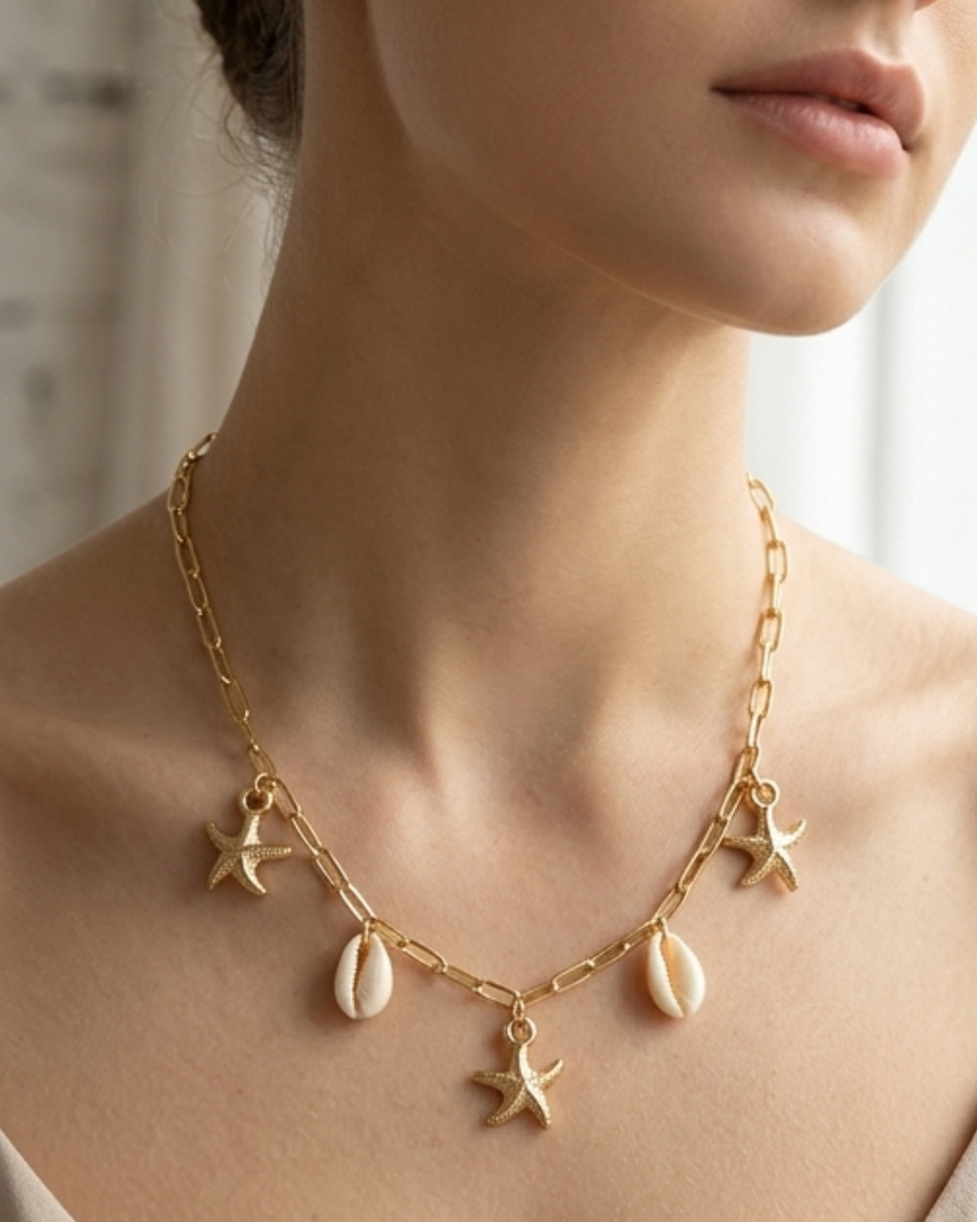 Starfish Shell Chain