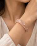 Sweet Pink Resin Bangle