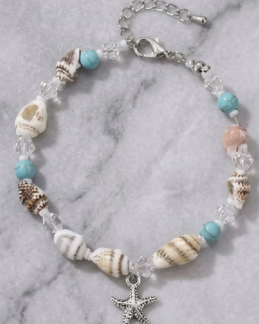 Starfish Bracelet - Blue