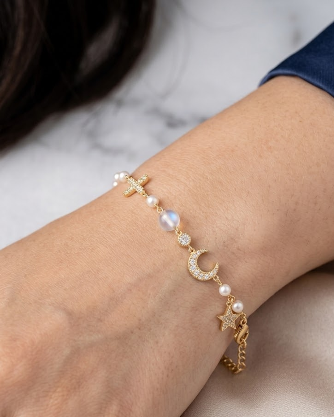 MiniCharm Bracelet- White
