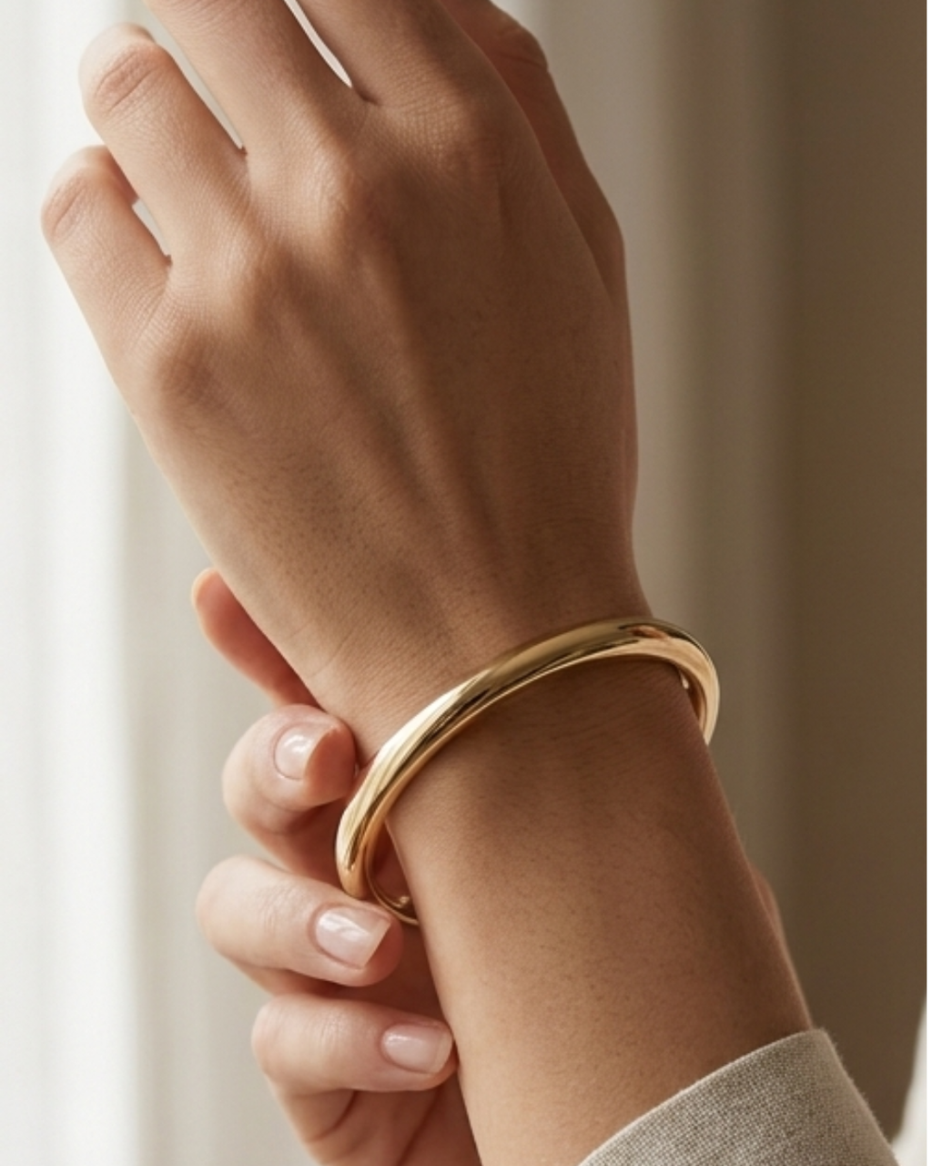 Gold Bangle Thin