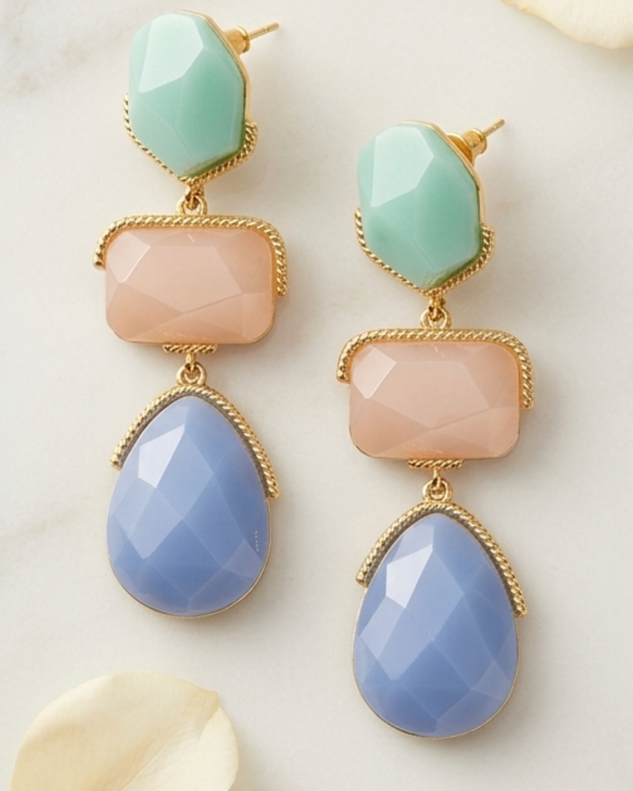 Frost Geometric Earrings