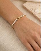 Gold Tennis Bracelet