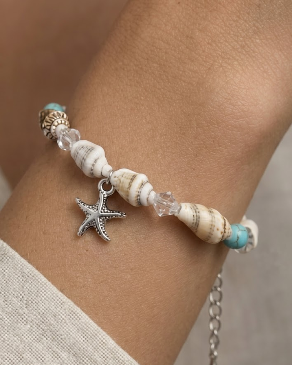 Starfish Bracelet - Blue