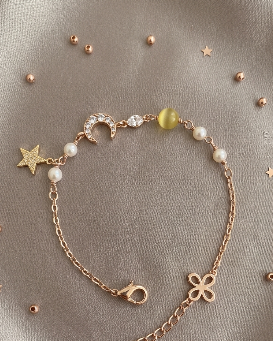 MiniCharm Bracelet - Yellow