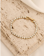 Gold Tennis Bracelet