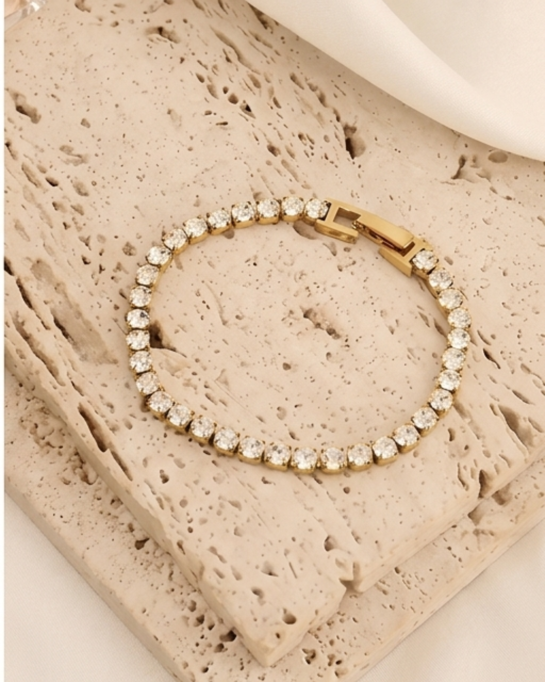 Gold Tennis Bracelet
