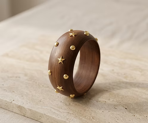 Rustic Wooden Bangle