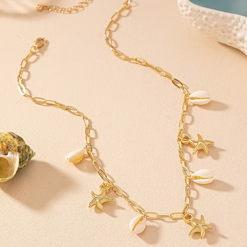 Starfish Shell Chain