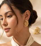 Bloom Gold-Plated Floral Earrings