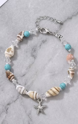 Starfish Bracelet - Blue