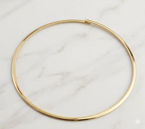 Glossy Choker Gold