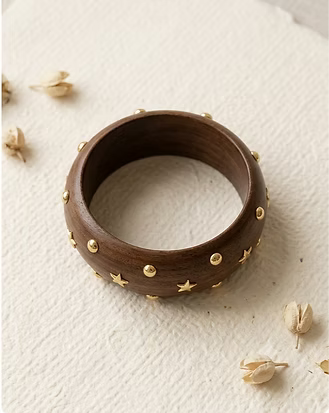 Rustic Wooden Bangle