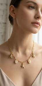 Starfish Shell Chain