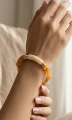 Golden Ombre Acrylic Bangle