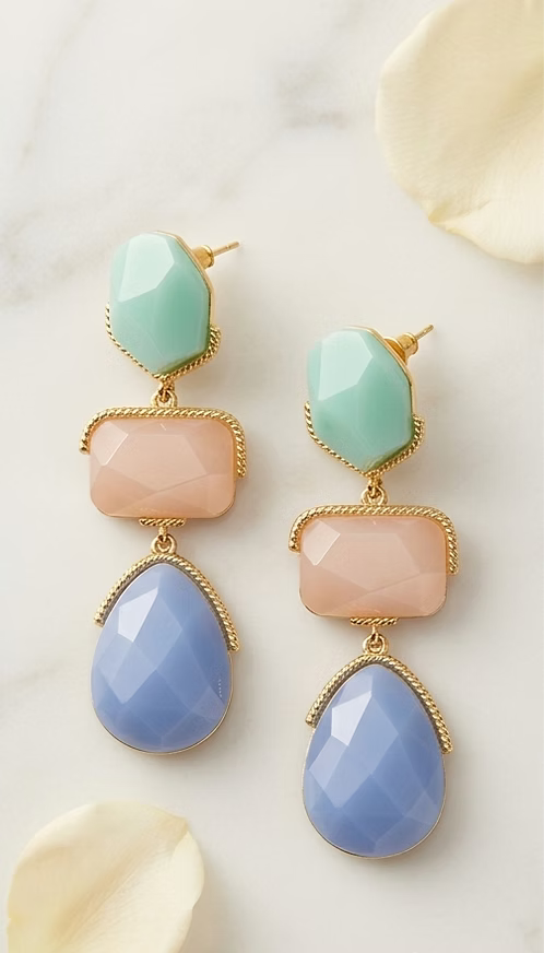 Frost Geometric Earrings
