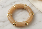 Bohemian Retro Acrylic Bracelet- Champagne