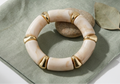 Bohemian Retro Acrylic Bracelet- Beige